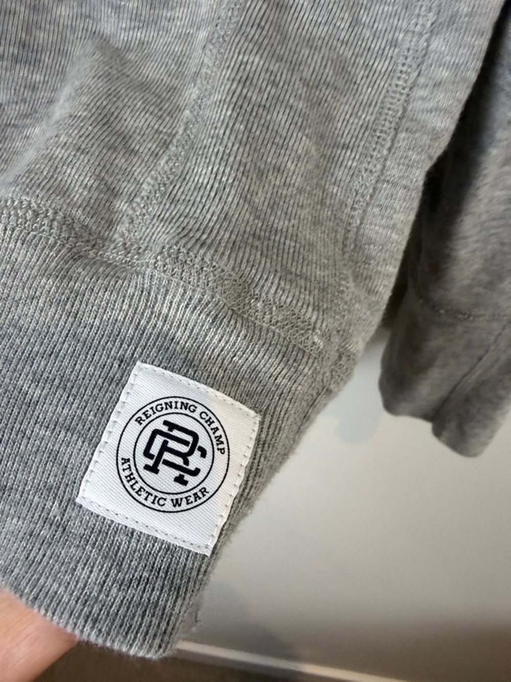 Reigning Champ Light Gray Crewneck Sweatshirt Size XXL - Picture 3 of 8